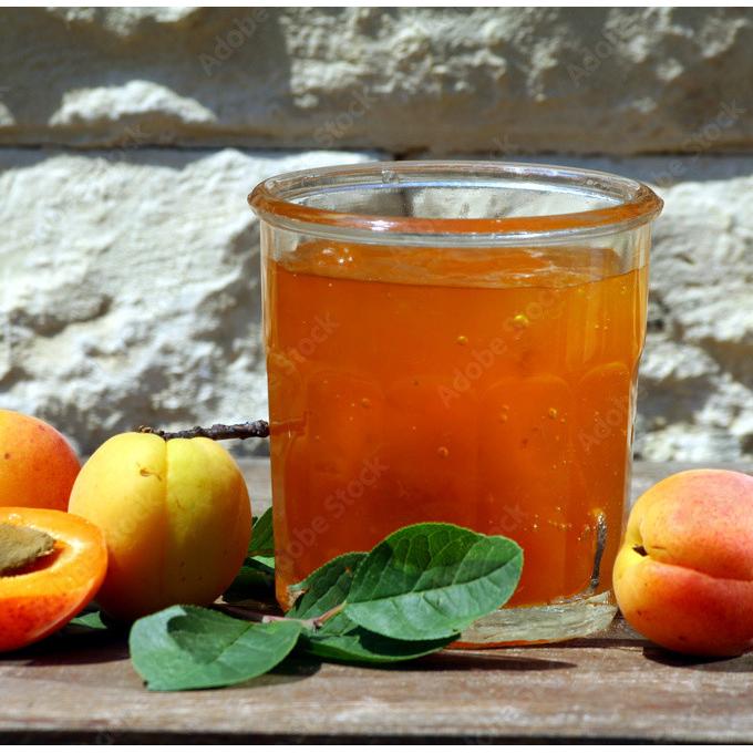 Confiture d'abricot jaune